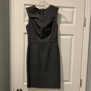 Dark grey pencil dress